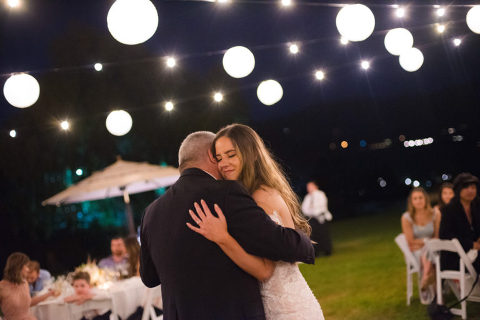 bride and father dance